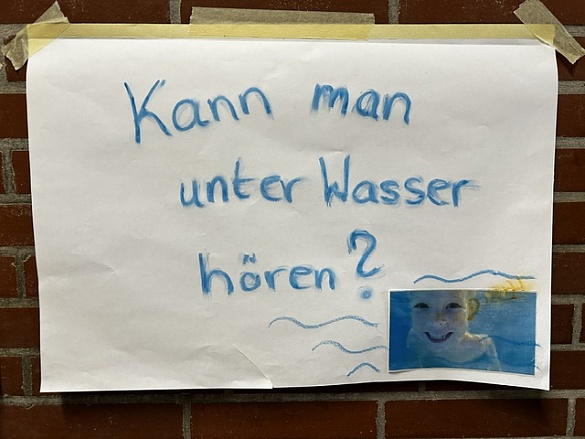 Frage: Kann man unter Wasser h&ouml;ren